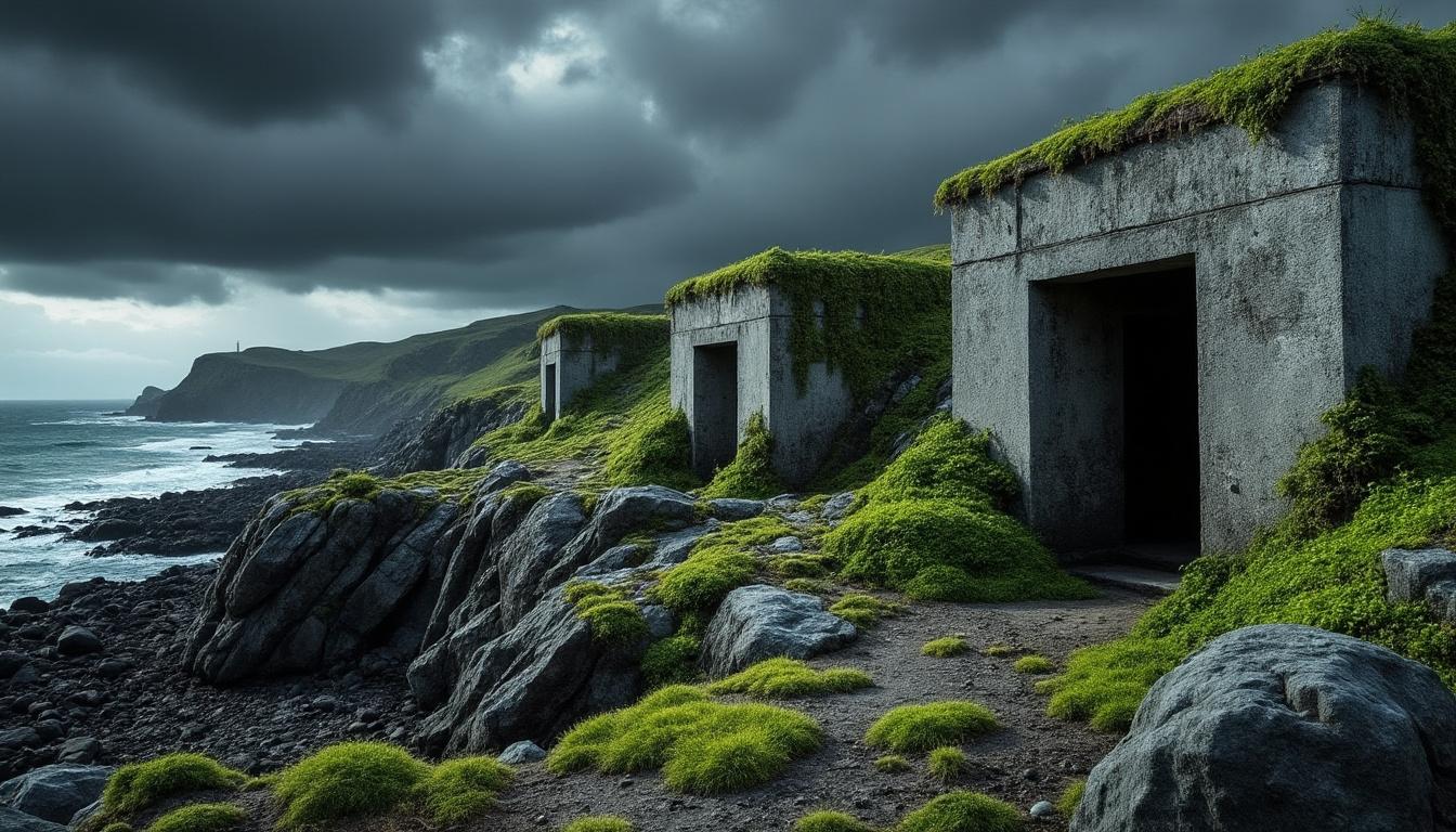 découvrez l’histoire fascinante des bunkers du mur de l’atlantique, témoins impressionnants d’une ligne défensive colossale construite pendant la seconde guerre mondiale le long des côtes européennes.