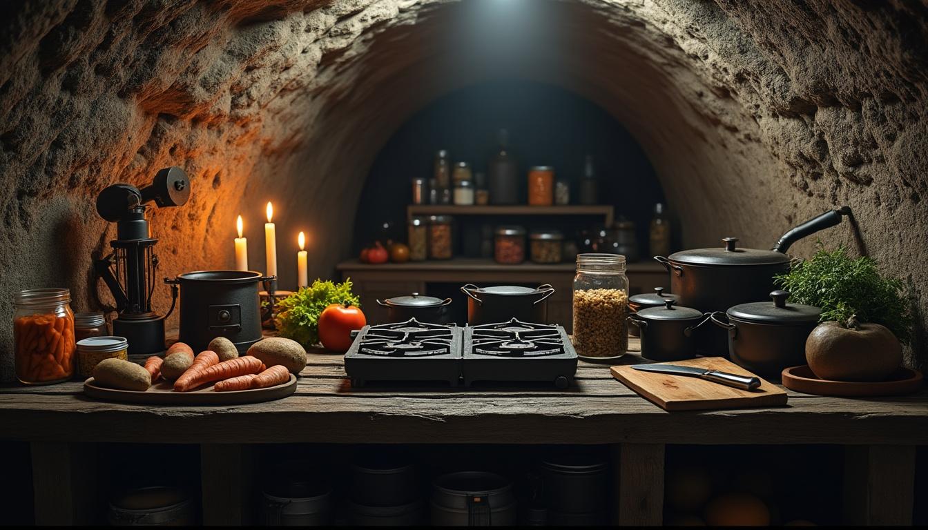 tran-mau-tri-tam--81lVsfM4gQ-unsplash découvrez la liste des indispensables pour cuisiner dans un bunker sans électricité : astuces, équipements essentiels et conseils pour préparer vos repas en autonomie totale.
